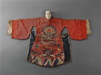 藏品(懸絲傀儡偶頭-日本武士、懸絲傀儡戲服-橘蟒)的圖片
