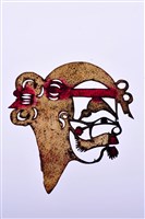 藏品(皮影戲偶頭-雜(漢鍾離))的圖片