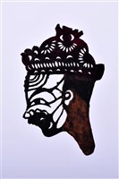 藏品(皮影戲偶頭-末(戴帽))的圖片