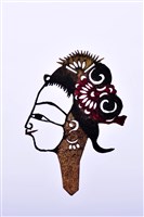 藏品(皮影戲偶頭-旦)的圖片