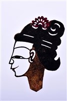 藏品(皮影戲偶頭-旦)的圖片