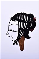 藏品(皮影戲偶頭-旦(遠行裝束))的圖片