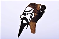 藏品(皮影戲偶頭-末(無巾頭))的圖片