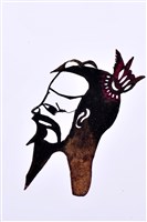 藏品(皮影戲偶頭-末(戴道冠))的圖片