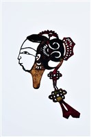 藏品(皮影戲偶頭-旦)的圖片