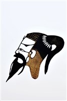 藏品(皮影戲偶頭-末(無巾頭束髮))的圖片