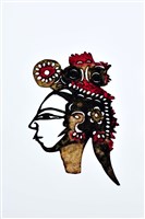 藏品(皮影戲偶頭-旦)的圖片