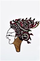 藏品(皮影戲偶頭-生(戴太子冠))的圖片