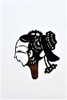 藏品(皮影戲偶頭-旦)的圖片