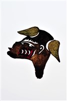 藏品(皮影戲偶頭-雜(豬妖))的圖片