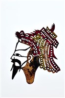 藏品(皮影戲偶頭-末(戴國公帽))的圖片