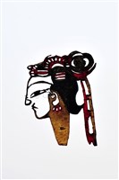 藏品(皮影戲偶頭-旦)的圖片