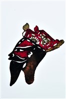 藏品(皮影戲偶頭-淨(聞太師）)的圖片