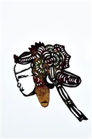 藏品(皮影戲偶頭—旦)的圖片