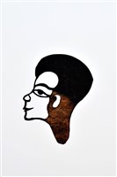 藏品(皮影戲偶頭-丑)的圖片