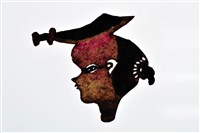 藏品(皮影戲偶頭-雜(刀下鬼))的圖片