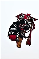 藏品(皮影戲偶頭-旦)的圖片