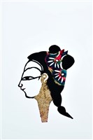 藏品(皮影戲偶頭-小旦)的圖片