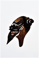 藏品(皮影戲偶頭-淨(黑鬚無巾頭))的圖片