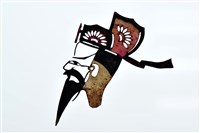 藏品(皮影戲偶頭-末(戴黑貂))的圖片