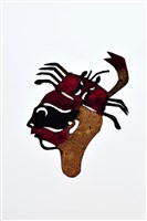 藏品(皮影戲偶頭-雜(蟹將))的圖片