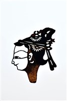 藏品(皮影戲偶頭-旦)的圖片