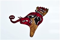 藏品(皮影戲偶頭-雜(象妖))的圖片