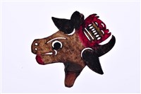 藏品(皮影戲偶頭-雜(牛妖))的圖片