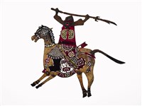 藏品(皮影戲坐騎偶--帥馬(官將帶騎))的圖片