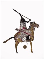 藏品(皮影戲坐騎偶--帥馬(官將帶騎))的圖片