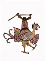 藏品(皮影戲坐騎偶--鳥身偶(女將))的圖片