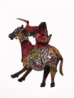 藏品(皮影戲坐騎偶--官馬(文官))的圖片