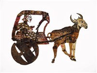 藏品(全身偶—老婦乘牛車)的圖片