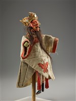 藏品(布袋戲偶-紅鬚文)的圖片