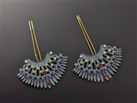 藏品(戲曲頭面－扇型簪)的圖片