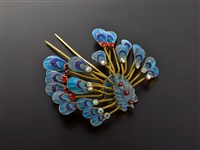 藏品(戲曲頭面－孔雀型簪)的圖片