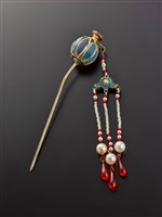 藏品(戲曲頭面－球型簪)的圖片