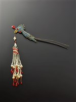 藏品(點翠頭面-鳳挑)的圖片