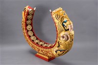 藏品(孟族中音立式排鑼-鑼架 )的圖片