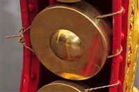 藏品(孟族中音立式排鑼-鑼 )的圖片