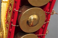 藏品(孟族中音立式排鑼-鑼 )的圖片