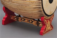 藏品(孟族大桶狀臥鼓-鼓架 )的圖片