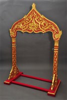 藏品(泰式凸心吊鑼組-鑼架 )的圖片