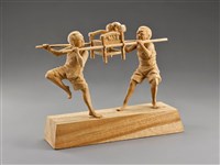 藏品(開路先鋒-抬轎二人)的圖片