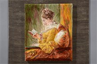 藏品(閱讀的少女)的圖片