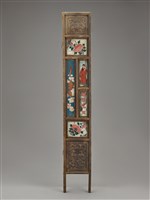 藏品(六國合縱玻璃彩繪屏風)的圖片