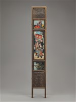 藏品(六國合縱玻璃彩繪屏風)的圖片