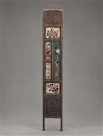 藏品(六國合縱玻璃彩繪屏風)的圖片