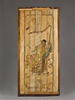 藏品(木板壁彩繪-蘇武牧羊)的圖片