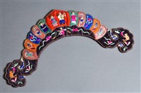 藏品(人物紋童帽繡片)的圖片